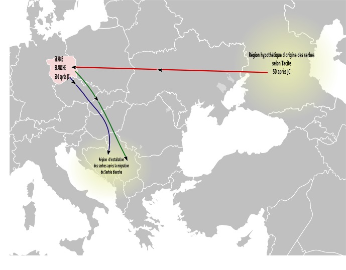 Гипотетические миграции сербов с Волги в Полабье, и потом на Балканы