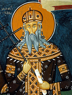Краљ Вукашин, фреска из манастира Светог Николе, село Псача, Македонија